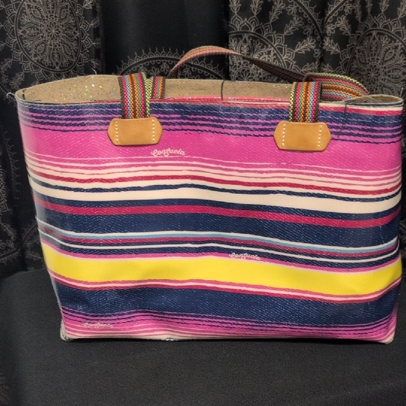 Consuela Handbags - Consuela Colorful Striped Women's Tote Bag